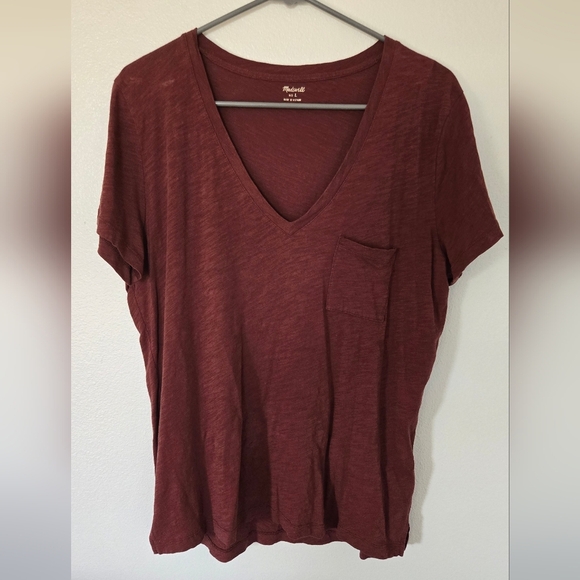 Madewell Tops - Madewell Brown Tee Large